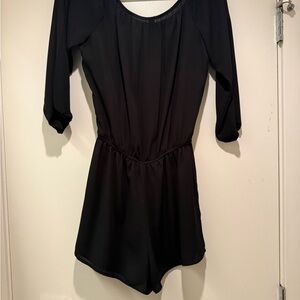 Design Lab Lord & Taylor Elegant Black Top